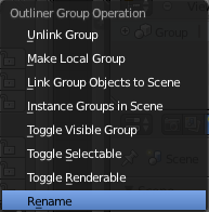 Blender Outliner Group Op